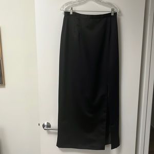 Formal Black Long Pencil Skirt